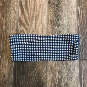 ⭐️ 2/$20 Black and White Checkered Bandeau S 4